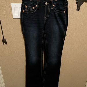True Religion Curvy Bootcut Jeans 27 (fit like 28-29)